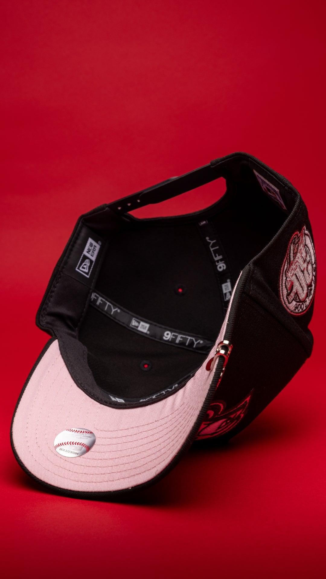 NEW ERA 9FIFTY A-FRAME BLACK TORONTO BLUE JAYS SNAPBACK W/ 30TH ANNIVERSARY SIDE PATCH