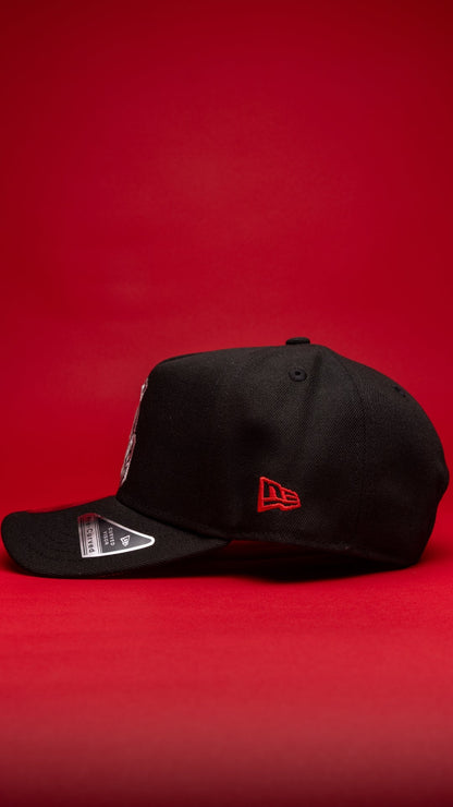 NEW ERA 9FIFTY A-FRAME BLACK CHICAGO WHITE SOX SNAPBACK W/ 2005 WORLD SERIES SIDE PATCH