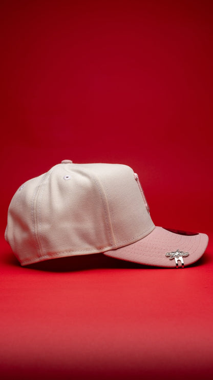 NEW ERA 9FIFTY A-FRAME CHROME/PINK PITTSBURGH PIRATES TWO TONE SNAPBACK