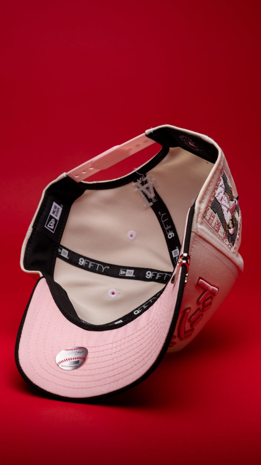 NEW ERA 9FIFTY A-FRAME CHROME/BLACK LOS ANGELES DODGERS JAPANESE SCRIPT W/ SHOHEI OHTANI 50-50 CLUB SIDE PATCH