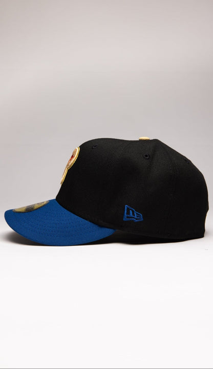 NEW ERA EXCLUSIVE 59FIFTY BLACK/NAVY PHILADELPHIA PHILLIES W/ 1996 ALL STAR GAME SIDE PATCH