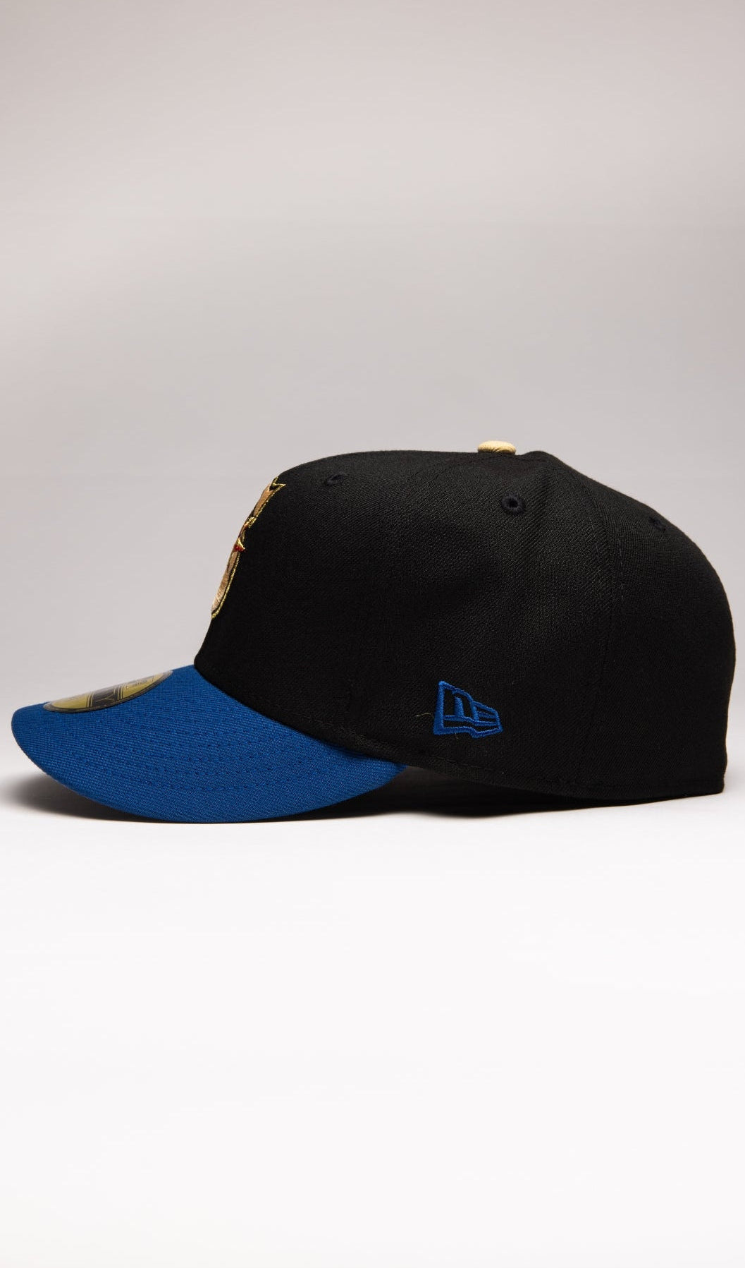 NEW ERA EXCLUSIVE 59FIFTY BLACK/NAVY SEATTLE MARINERS W/ ANNIVERSARY SIDE PATCH