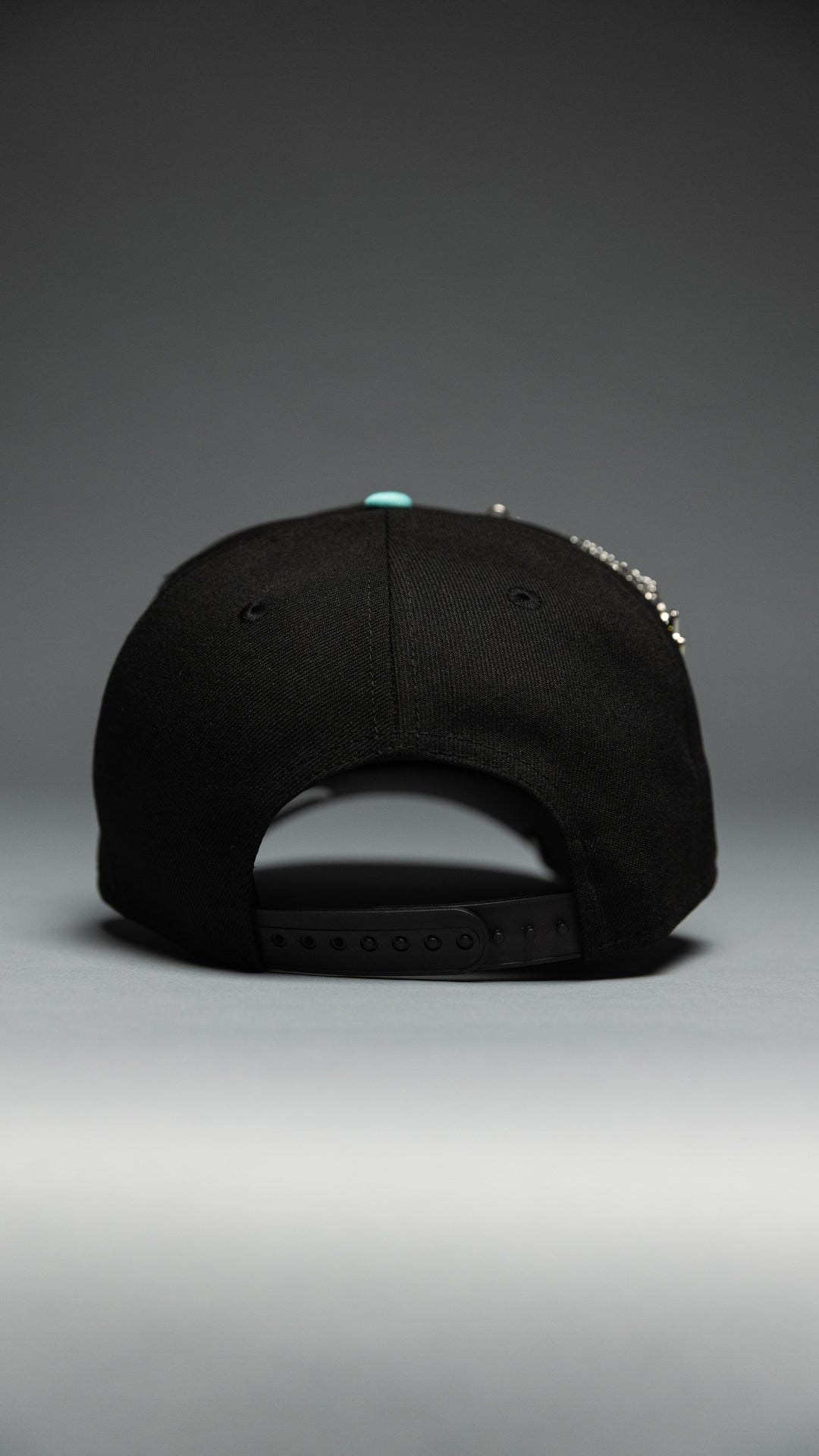 NEW ERA EXCLUSIVE 9FIFTY BLACK/TEAL ANAHEIM ANGELS SNAPBACK W/ 50TH ANNIVERSARY SIDE PATCH