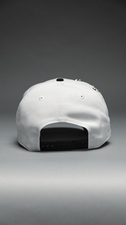 NEW ERA EXCLUSIVE 9FIFTY PEARL WHITE FLORIDA MARLINS SNAPBACK W/ 10TH ANNIVERSARY SIDE PATCH