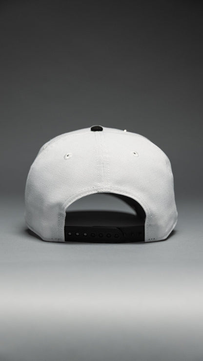NEW ERA EXCLUSIVE 9FIFTY PEARL WHITE BALTIMORE ORIOLES SNAPBACK W/ 50TH ANNIVERSARY SIDE PATCH