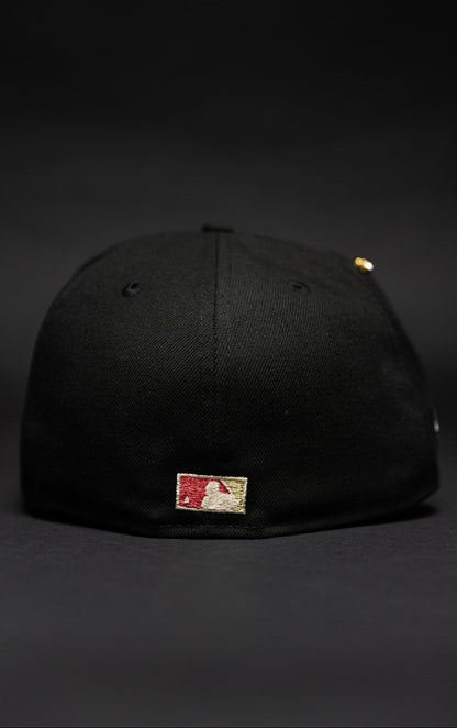 NEW ERA EXCLUSIVE 59FIFTY BLACK LOS ANGELES DODGERS "CITY OF ANGELS" W/ 1988 WORLD SERIES SIDE PATCH