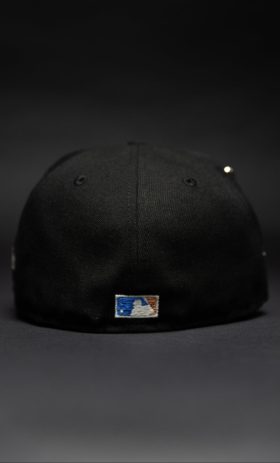 NEW ERA EXCLUSIVE 59FIFTY BLACK OAKLAND ATHLETICS W/ 25TH ANNIVERSARY SIDE PATCH