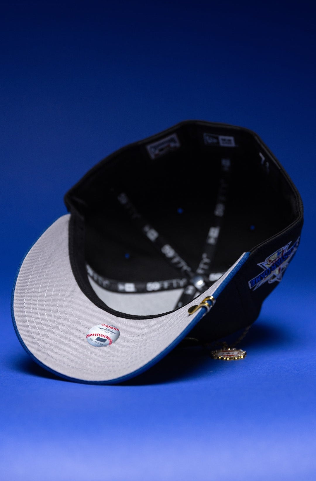 NEW ERA EXCLUSIVE 59FIFTY BLACK/NAVY ANAHEIM ANGELS W/ 2019 ALL STAR GAME SIDE PATCH