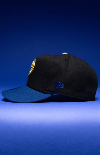 NEW ERA EXCLUSIVE 59FIFTY BLACK/NAVY ARIZONA DIAMONDBACKS W/ 1998 INAUGURAL SEASON SIDE PATCH