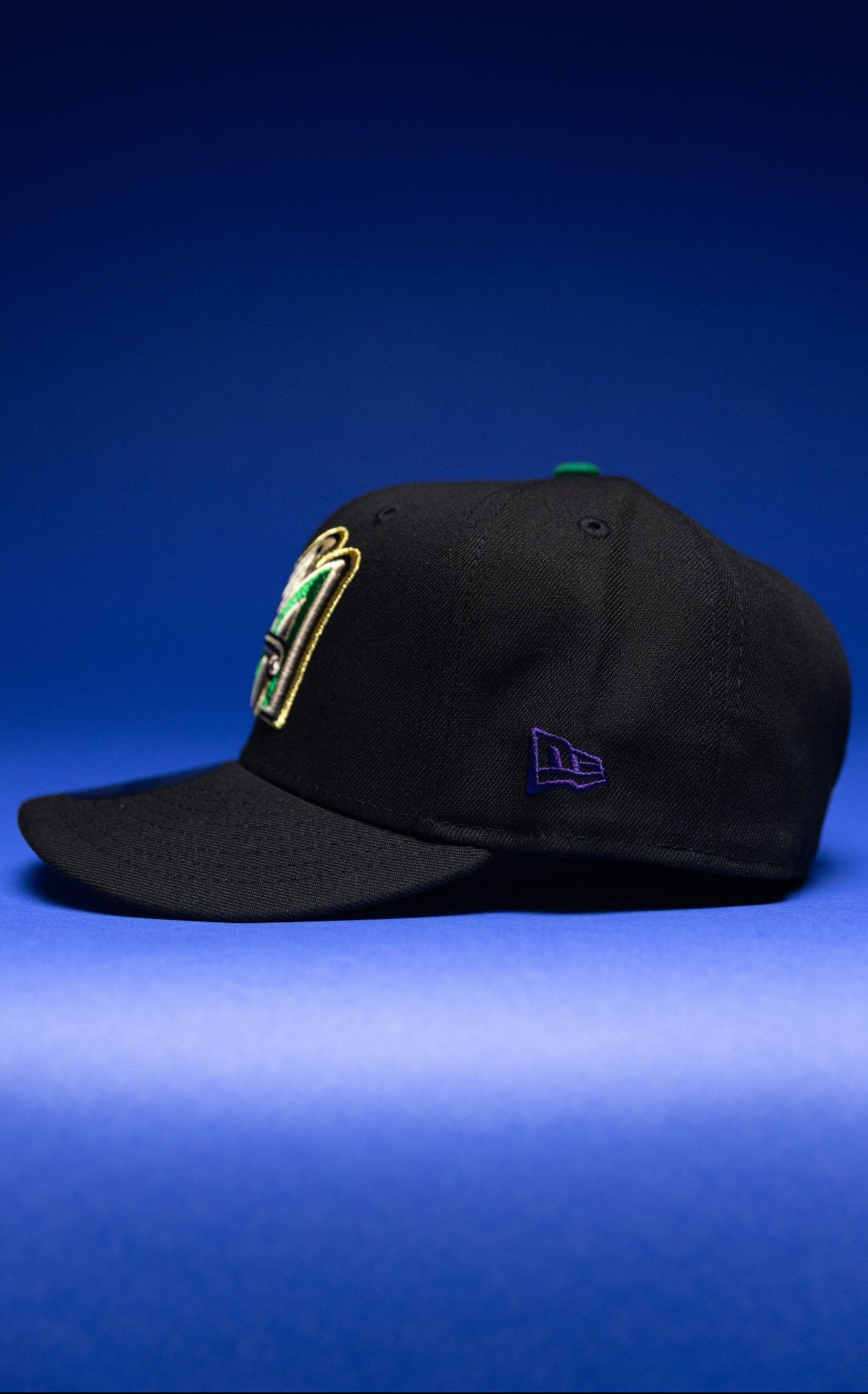 NEW ERA EXCLUSIVE 59FIFTY BLACK ANAHEIM ANGELS W/ 2019 ALL STAR GAME SIDE PATCH