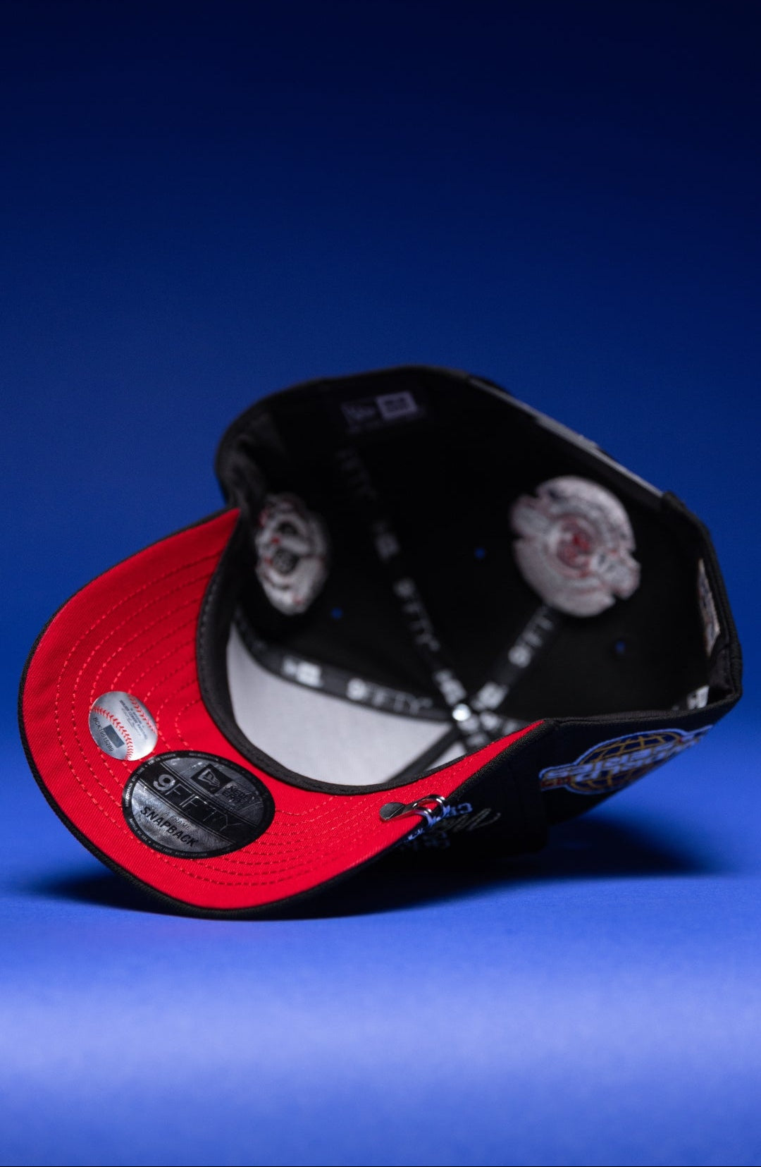 NEW ERA 9FIFTY A-FRAME BLACK CHICAGO WHITE SOX SNAPBACK W/ WORLD SERIES EMBROIDERY PATCHES
