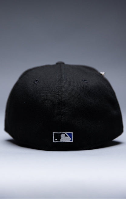 NEW ERA EXCLUSIVE 59FIFTY BLACK HOUSTON ASTROS W/ 50TH ANNIVERSARY SIDE PATCH