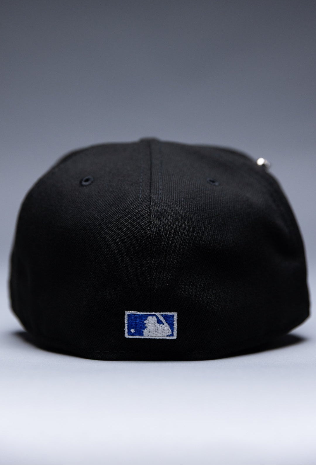 NEW ERA EXCLUSIVE 59FIFTY BLACK ANAHEIM ANGELS W/ 40TH ANNIVERSARY SIDE PATCH