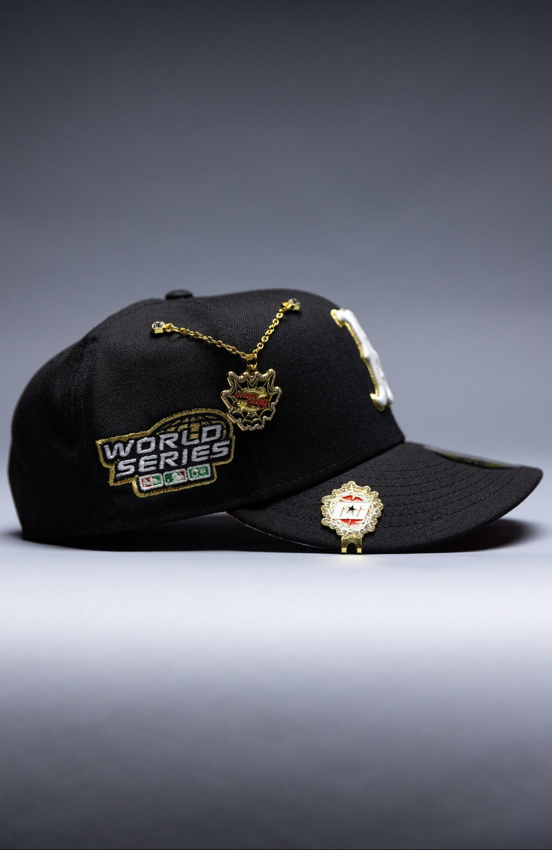 NEW ERA EXCLUSIVE 59FIFTY BLACK BOSTON RED SOX W/ WORLD SERIES SIDE PATCH