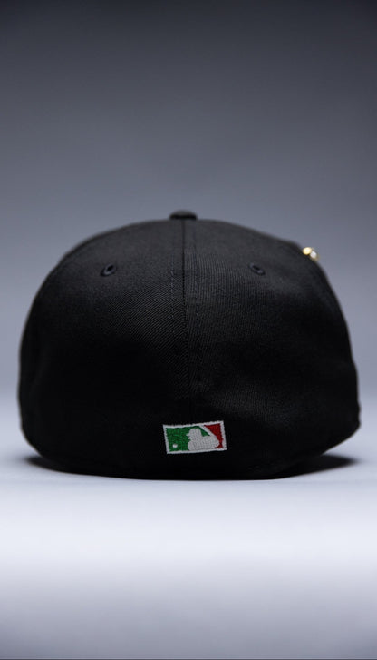 NEW ERA EXCLUSIVE 59FIFTY BLACK SAN DIEGO PADRES W/ ALL STAR GAME SIDE PATCH