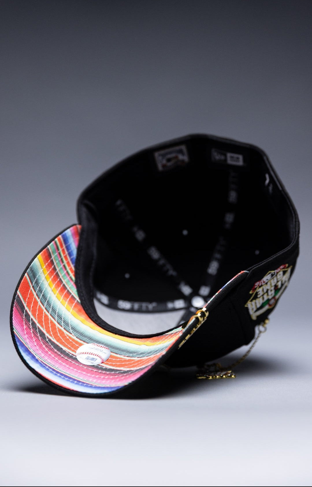 NEW ERA EXCLUSIVE 59FIFTY BLACK SAN DIEGO PADRES W/ ALL STAR GAME SIDE PATCH