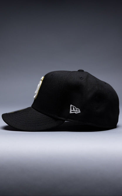 NEW ERA EXCLUSIVE 59FIFTY BLACK SAN DIEGO PADRES W/ ALL STAR GAME SIDE PATCH