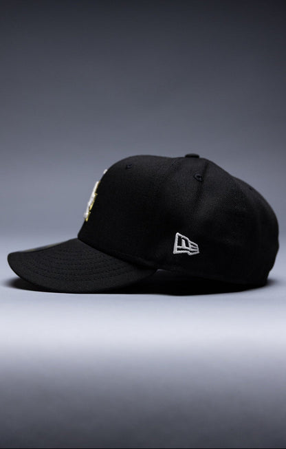 NEW ERA EXCLUSIVE 59FIFTY BLACK LOS ANGELES DODGERS W/ "VIVA LOS DODGERS" SIDE PATCH