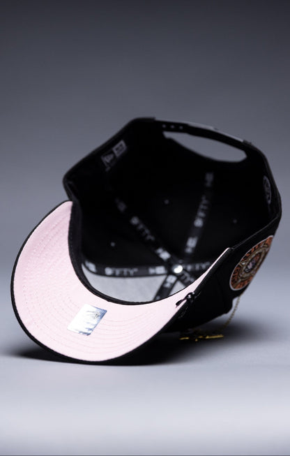 NEW ERA EXCLUSIVE 9FIFTY BLACK CHICAGO BLACKHAWKS SNAPBACK W/ ALL STAR GAME SIDE PATCH