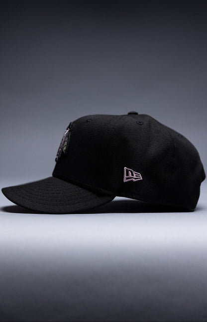 NEW ERA EXCLUSIVE 9FIFTY BLACK CHICAGO BLACKHAWKS SNAPBACK W/ ALL STAR GAME SIDE PATCH