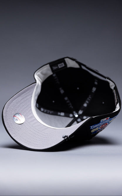 NEW ERA 9FIFTY A-FRAME BLACK CHICAGO WHITE SOX SNAPBACK W/ 1990 ALL STAR GAME SIDE PATCH