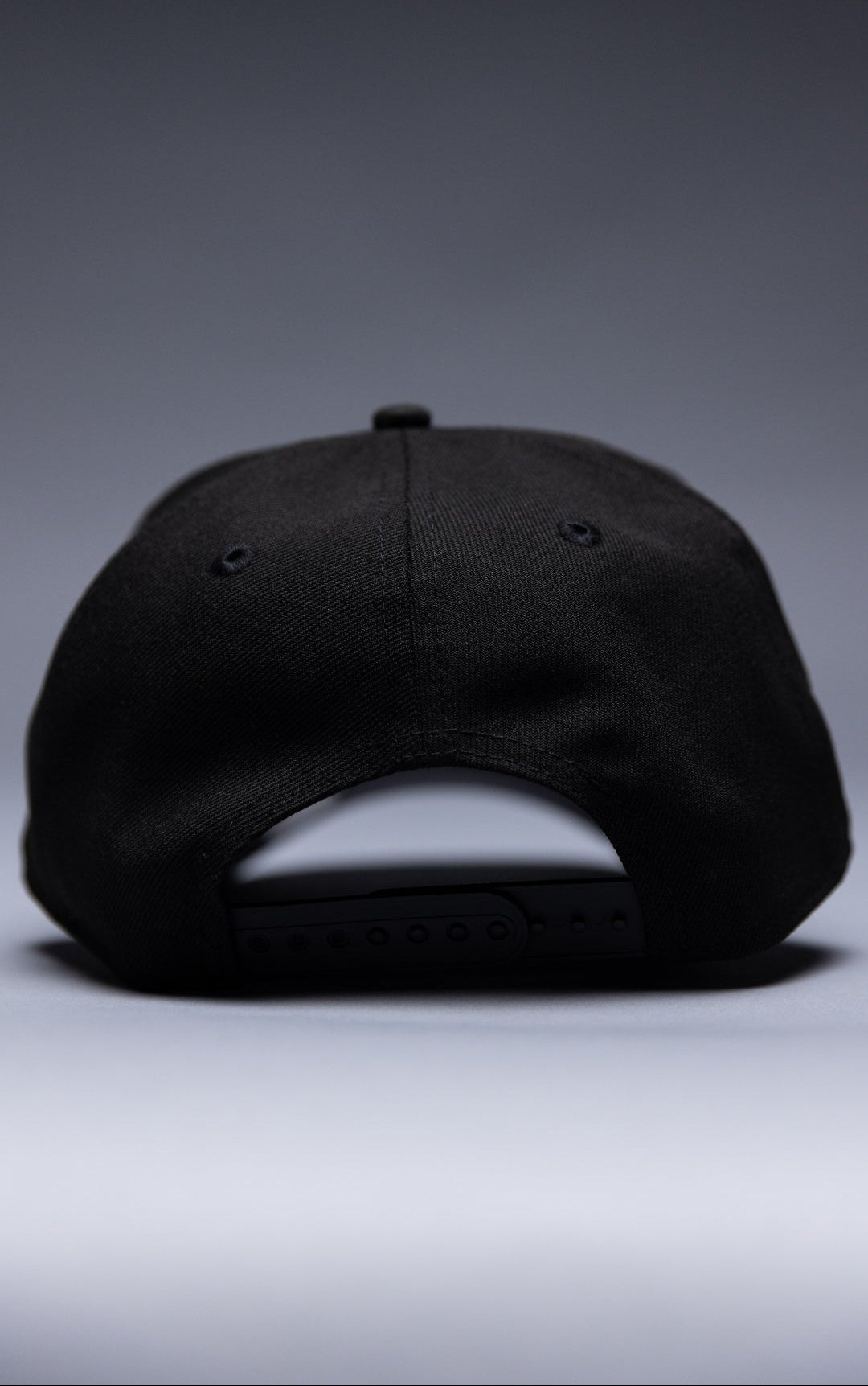 NEW ERA 9FIFTY A-FRAME BLACK WASHINGTON NATIONALS SNAPBACK W/ "NATIONALS" SIDE PATCH