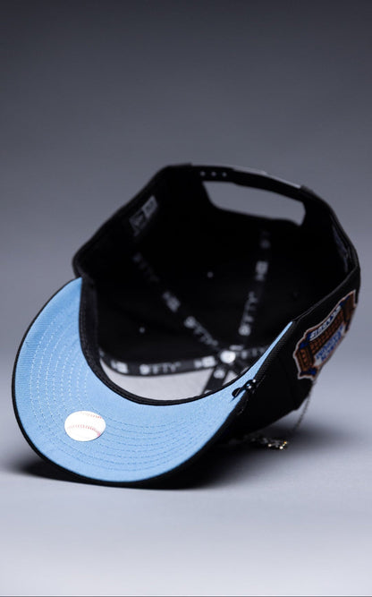 NEW ERA EXCLUSIVE 9FIFTY BLACK ST LOUIS CARDINALS SNAPBACK W/ BUSCH STADIUM SIDE PATCH