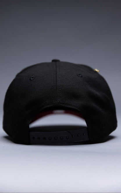 NEW ERA EXCLUSIVE 9FIFTY BLACKED OUT ANAHEIM ANGELS SNAPBACK W/ WORLD SERIES SIDE PATCH