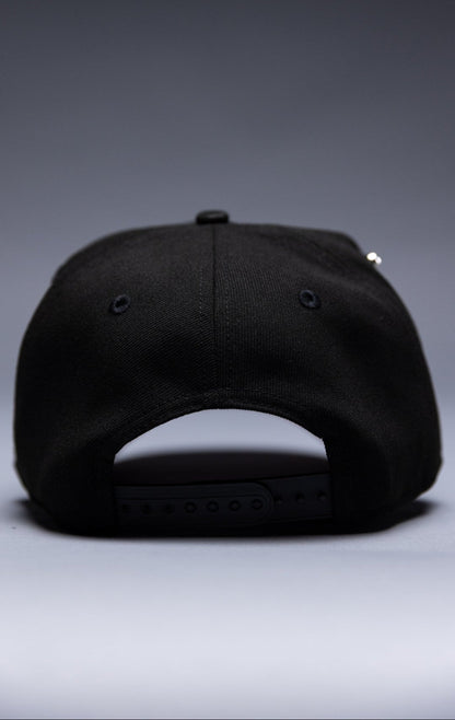NEW ERA EXCLUSIVE 9FIFTY BLACK LOS ANGELES DODGERS SNAPBACK W/ 40TH ANNIVERSARY SIDE PATCH
