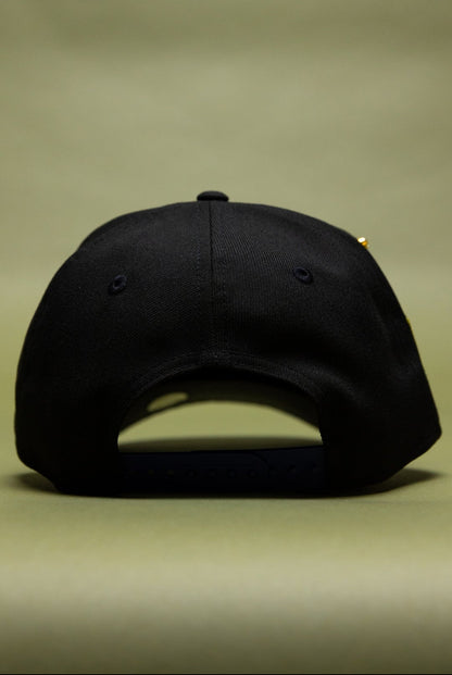NEW ERA EXCLUSIVE 9FIFTY BLACK/BLUE UPSIDE DOWN LOS ANGELES DODGERS SNAPBACK W/ 2020 WORLD SERIES SIDE PATCH