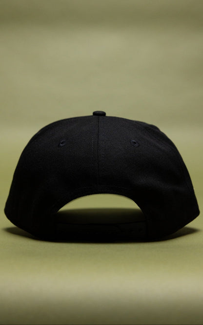 NEW ERA 9FIFTY A-FRAME BLACK ANAHEIM ANGELS SNAPBACK W/ 40TH ANNIVERSARY SIDE PATCH
