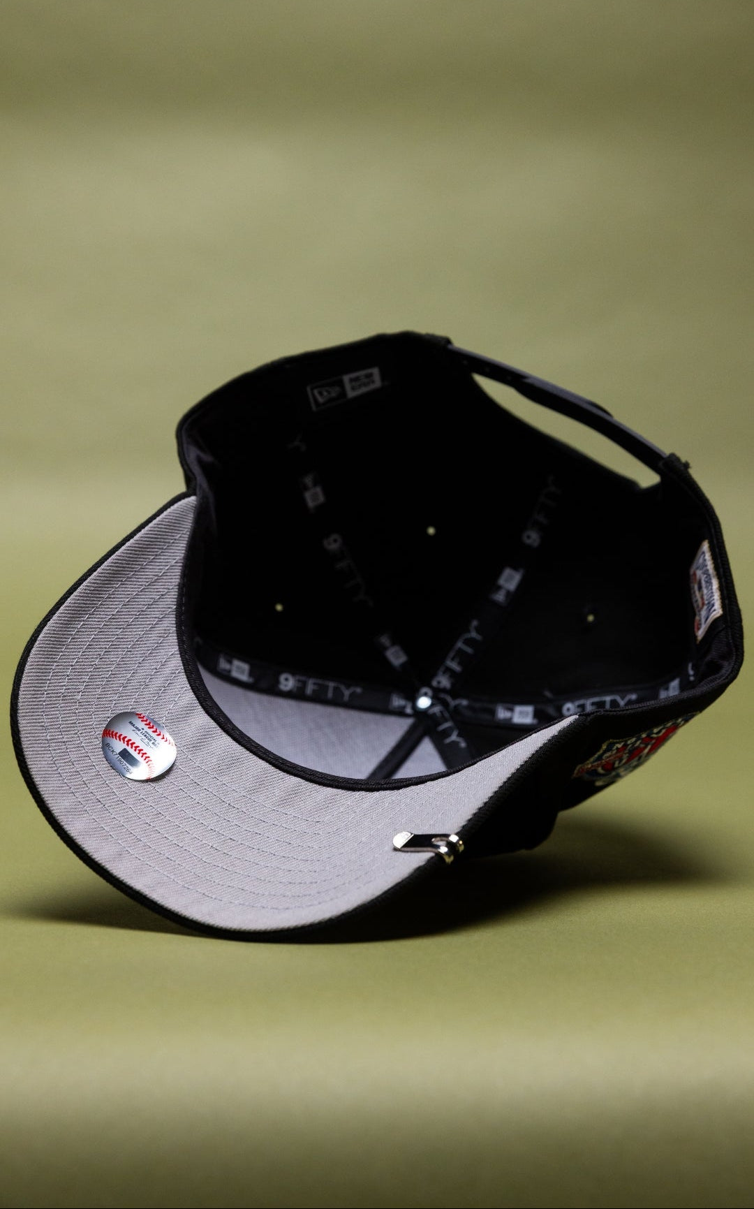 NEW ERA 9FIFTY A-FRAME BLACK ANAHEIM ANGELS SNAPBACK W/ 40TH ANNIVERSARY SIDE PATCH