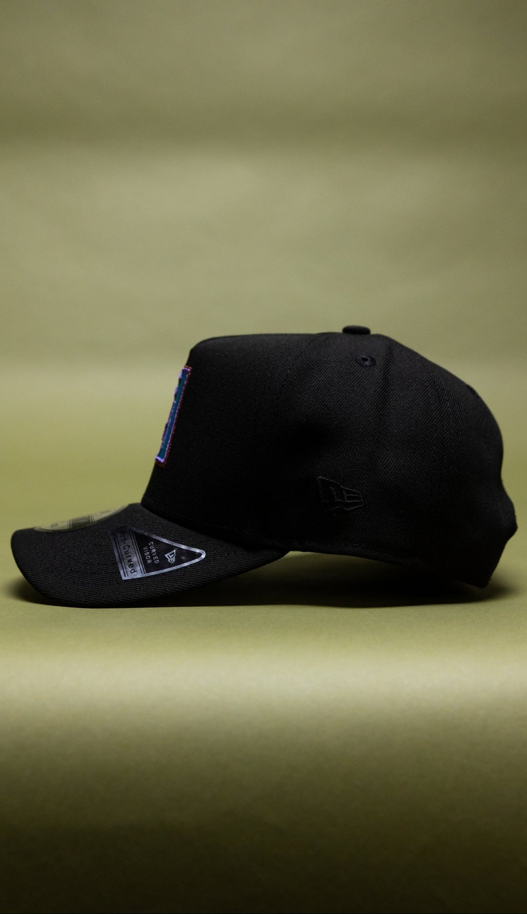 NEW ERA 9FIFTY A-FRAME BLACK SEATTLE MARINERS SNAPBACK W/ 40TH ANNIVERSARY SIDE PATCH