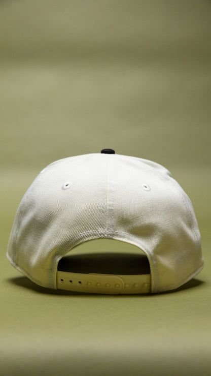 NEW ERA 9FIFTY A-FRAME CHROME/BLACK FLORIDA MARLINS W/ 10TH ANNIVERSARY SIDE PATCH