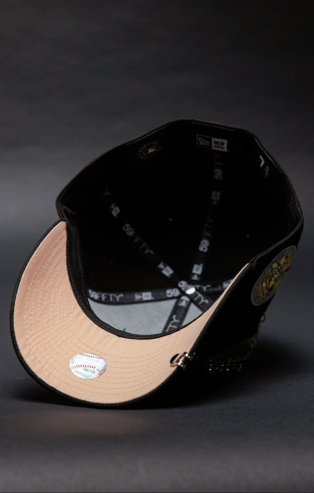 NEW ERA EXCLUSIVE 59FIFTY BLACK LOS ANGELES DODGERS W/ SHOHEI OHTANI 50-50 CLUB SIDE PATCH