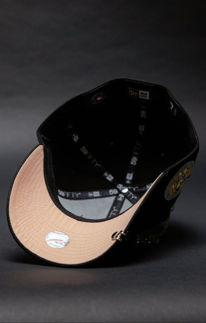 NEW ERA EXCLUSIVE 59FIFTY BLACK LOS ANGELES DODGERS W/ SHOHEI OHTANI 50-50 CLUB SIDE PATCH