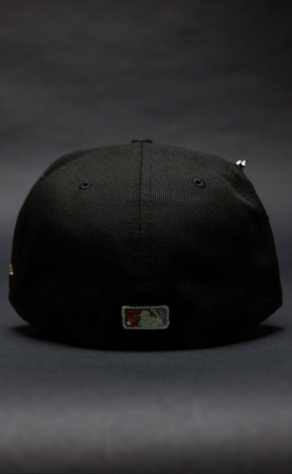 NEW ERA EXCLUSIVE 59FIFTY BLACK LOS ANGELES DODGERS W/ SHOHEI OHTANI 50-50 CLUB SIDE PATCH