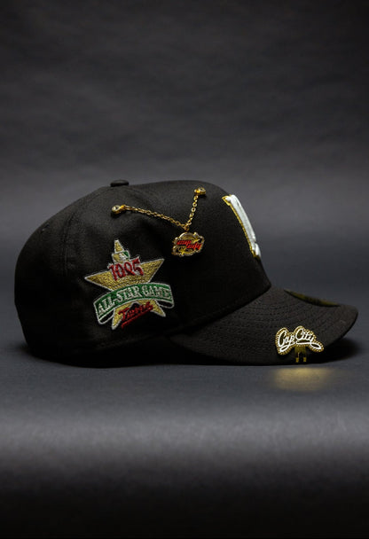 NEW ERA EXCLUSIVE 59FIFTY BLACK MINNESOTA TWINS W/ 1985 ALL STAR GAME SIDE PATCH