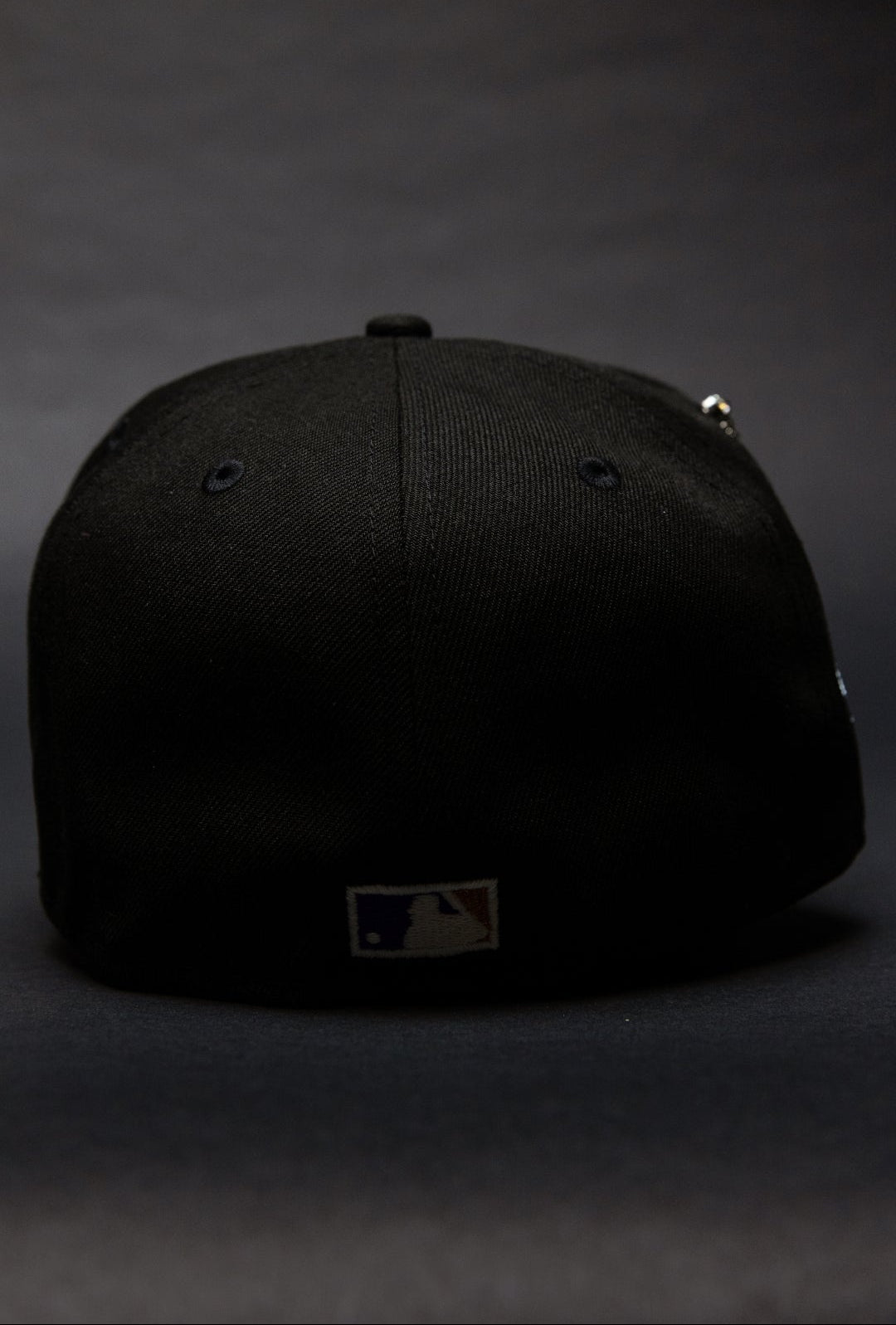 NEW ERA EXCLUSIVE 59FIFTY BLACK ATLANTA BRAVES W/ 2017 INAUGURAL SEASON SIDE PATCH