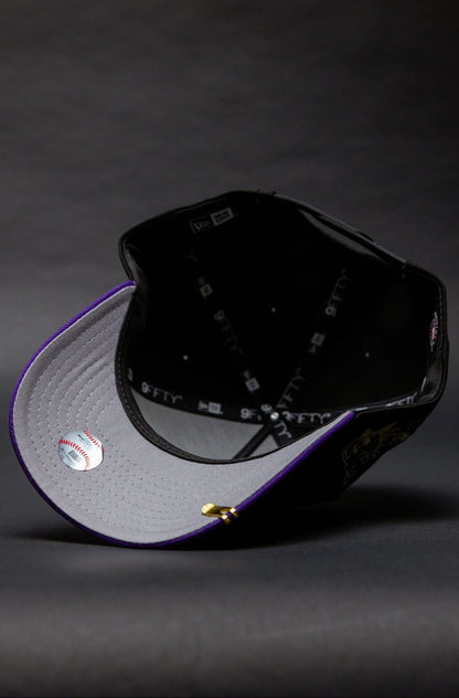 NEW ERA 9FIFTY A-FRAME BLACK/PURPLE LOS ANGELES DODGERS SNAPBACK W/ SHOHEI OHTANI SIDE PATCH
