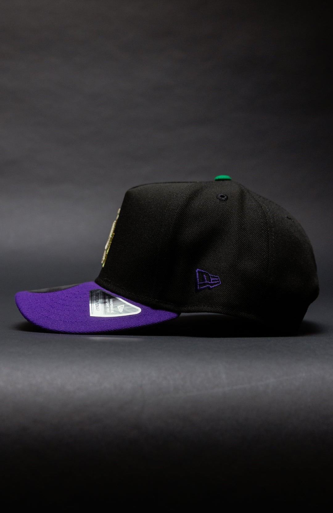 NEW ERA 9FIFTY A-FRAME BLACK/PURPLE LOS ANGELES DODGERS SNAPBACK W/ SHOHEI OHTANI SIDE PATCH