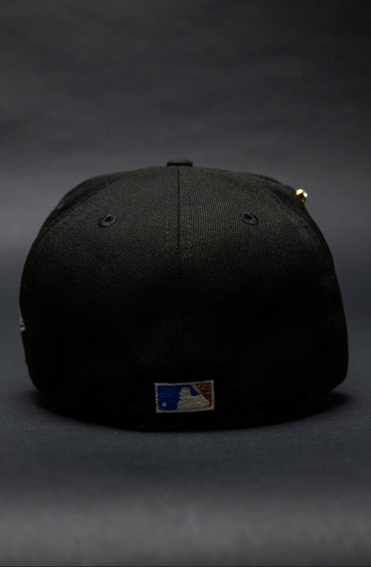 NEW ERA EXCLUSIVE 59FIFTY BLACK PITTSBURGH PIRATES W/ ALL STAR GAME SIDE PATCH