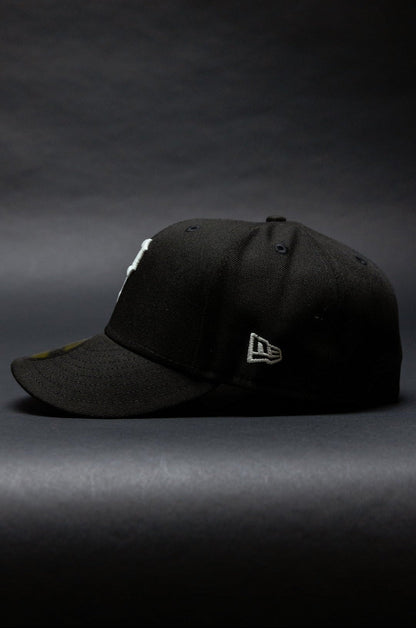 NEW ERA EXCLUSIVE 59FIFTY BLACK PITTSBURGH PIRATES W/ ALL STAR GAME SIDE PATCH