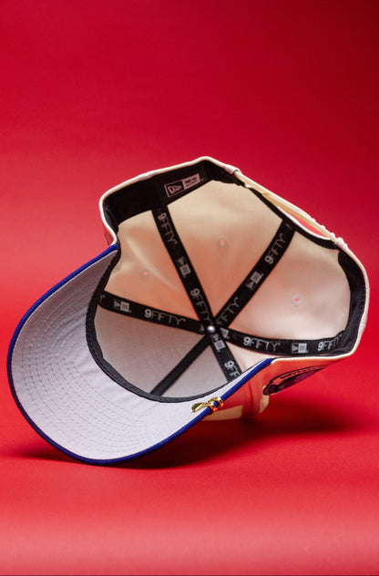 NEW ERA 9FIFTY A-FRAME CHROME/BLUE "TOROS DE TIJUANA" W/ 10TH ANNIVERSARY SIDE PATCH