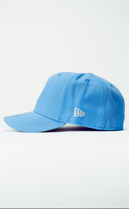 NEW ERA EXCLUSIVE 59FIFTY SKY BLUE LOS ANGELES DODGERS W/ 2025 WORLD SERIES CHAMPIONS SIDE PATCH