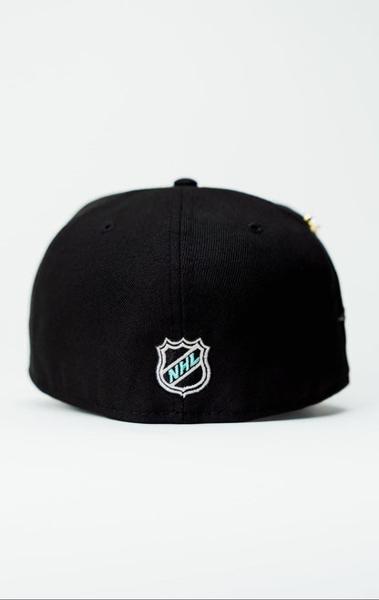 NEW ERA EXCLUSIVE 59FIFTY BLACK LOS ANGELES KINGS W/ ALL STAR SIDE PATCH