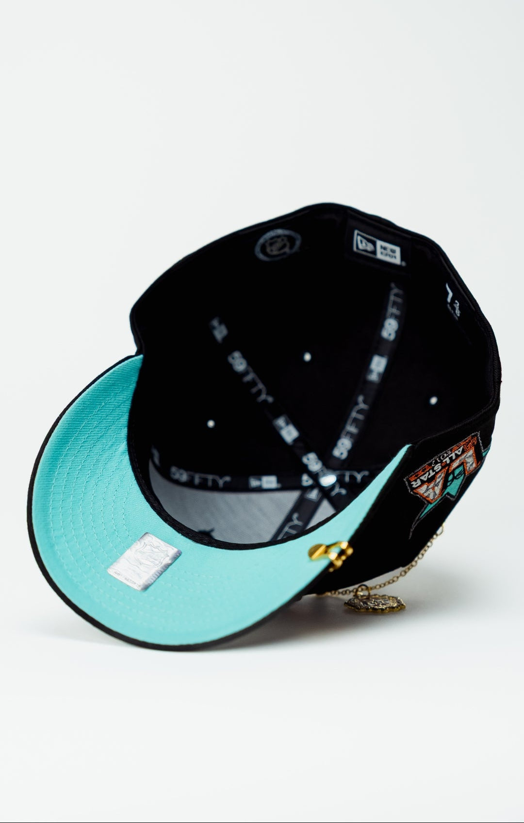 NEW ERA EXCLUSIVE 59FIFTY BLACK LOS ANGELES KINGS W/ ALL STAR SIDE PATCH