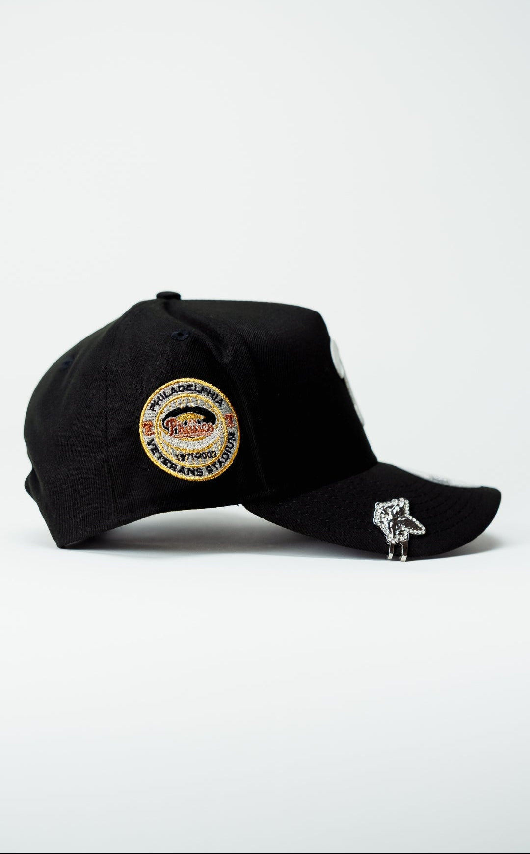 NEW ERA 9FIFTY A-FRAME BLACK PHILADELPHIA PHILLIES SNAPBACK W/ VETERANS STADIUM SIDE PATCH