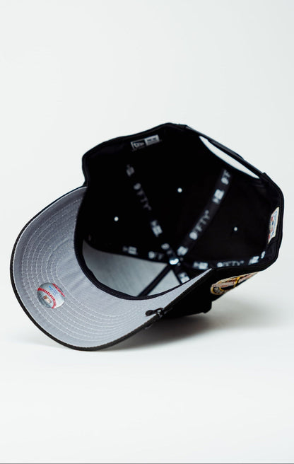 NEW ERA 9FIFTY A-FRAME BLACK DETROIT TIGERS SNAPBACK W/ TIGER STADIUM SIDE PATCH