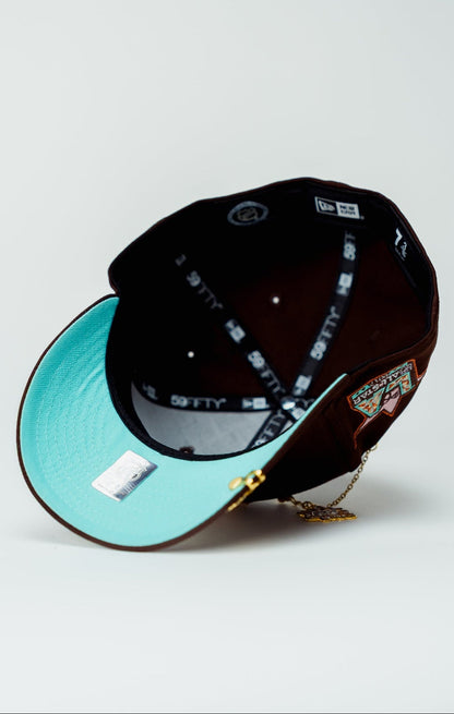 NEW ERA EXCLUSIVE 59FIFTY DARK BROWN LOS ANGELES KINGS W/ ALL STAR SIDE PATCH